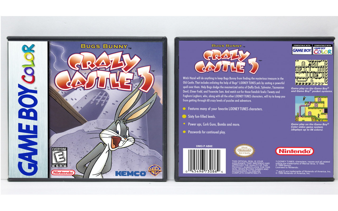 Gaming Relics - Game Boy & Color - Bugs Bunny Crazy Castle 3