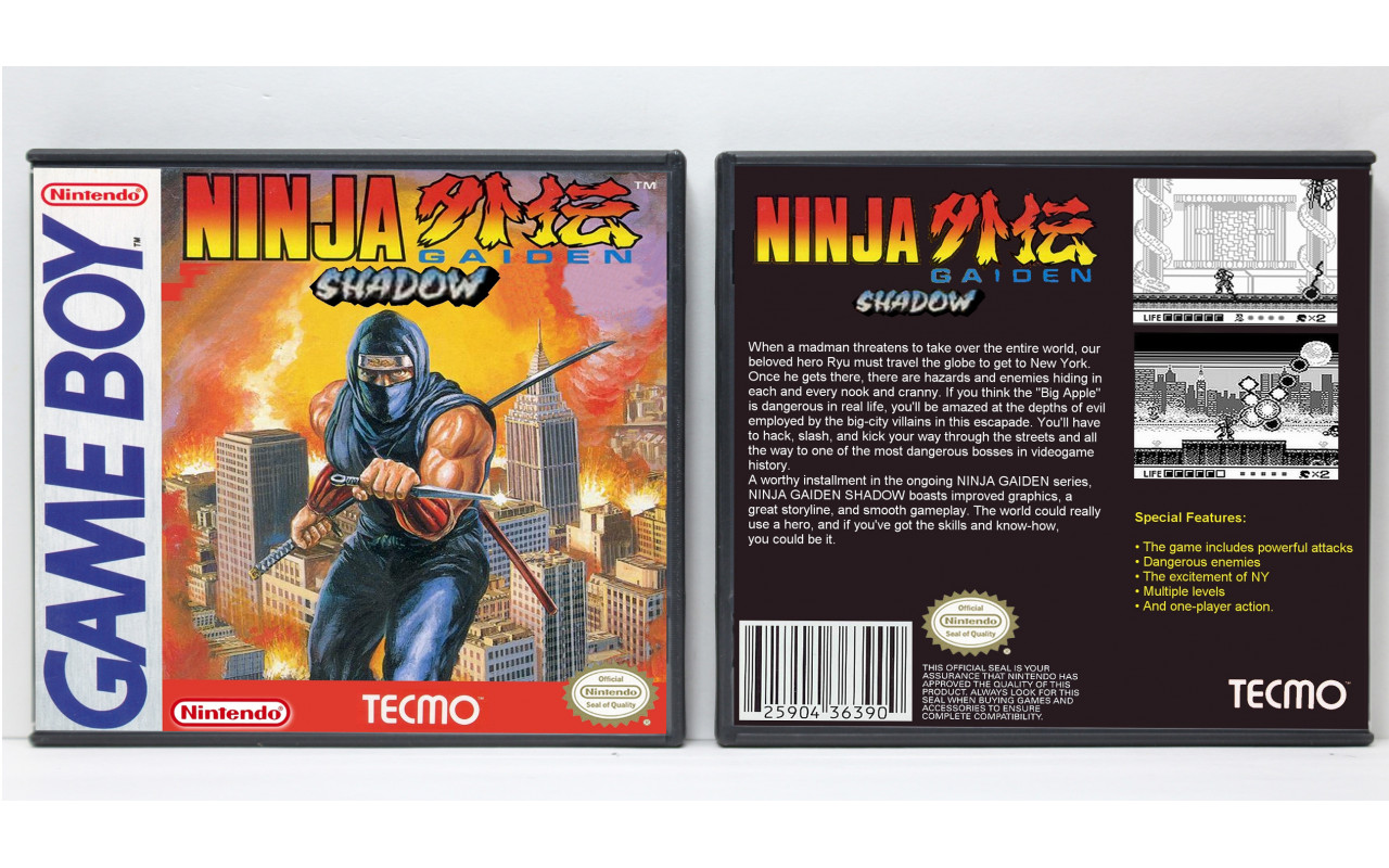 Gaming Relics - Game Boy & Color - Ninja Gaiden Shadow