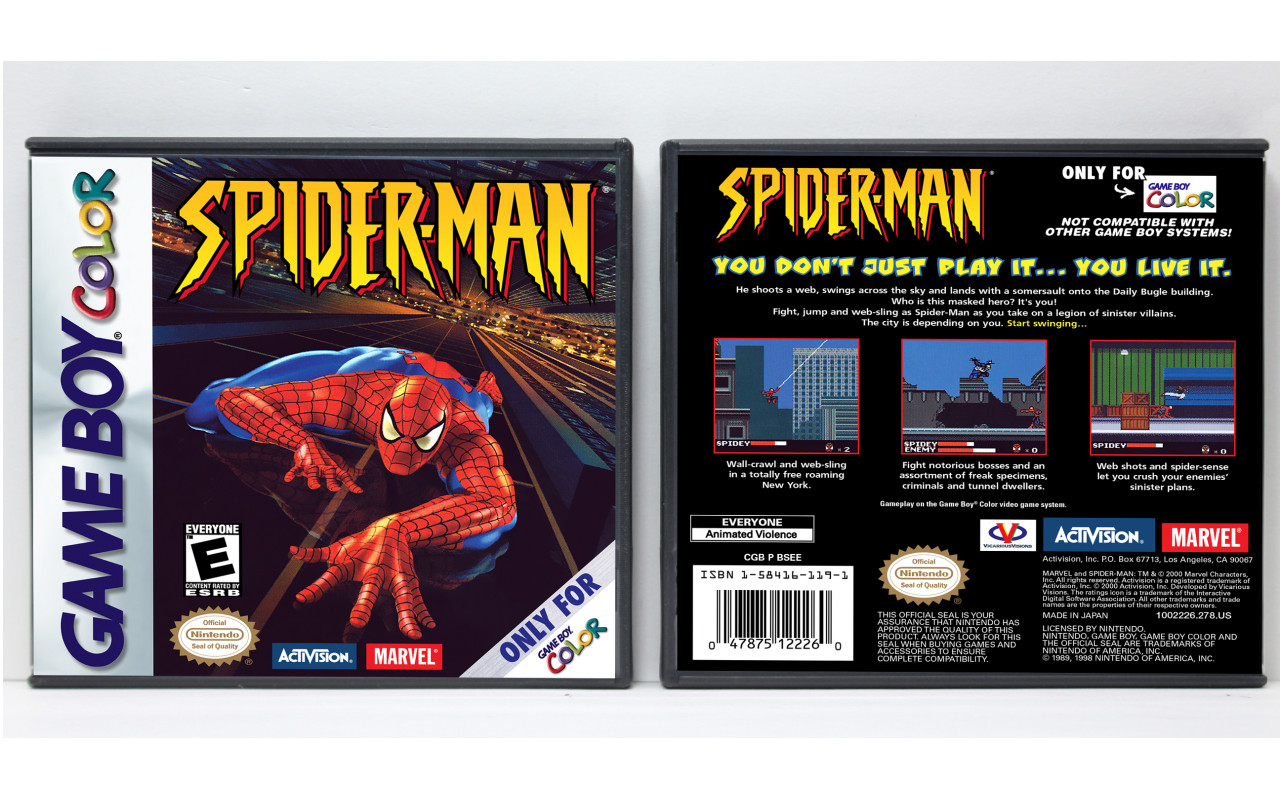 Gaming Relics - Game Boy & Color - Spider-Man (GBC)