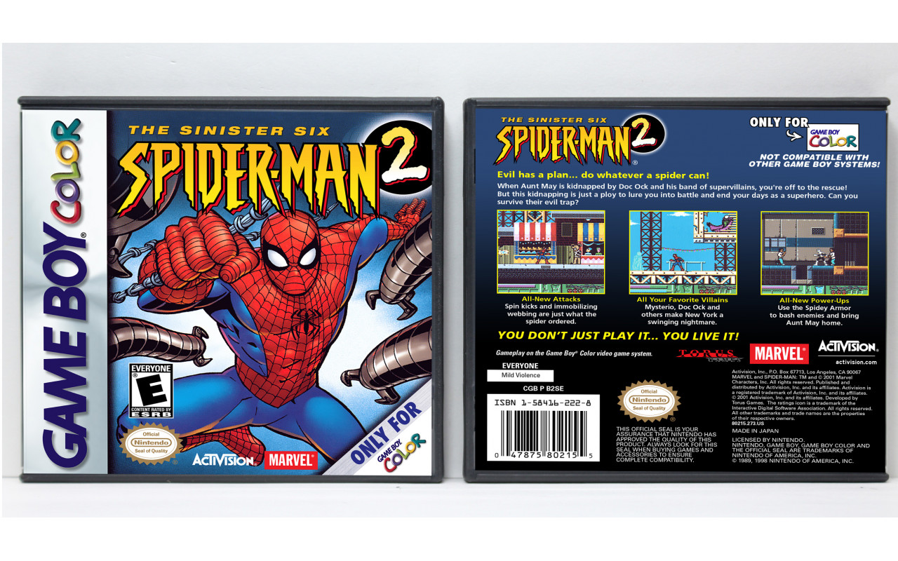 Gaming Relics - Game Boy & Color - Spider-Man 2: The Sinister Six