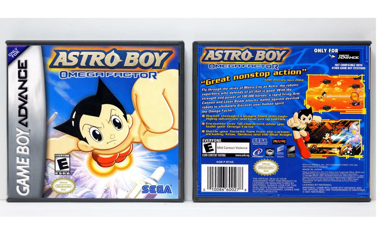 Gaming Relics - Game Boy Advance - Astro Boy: Omega Factor