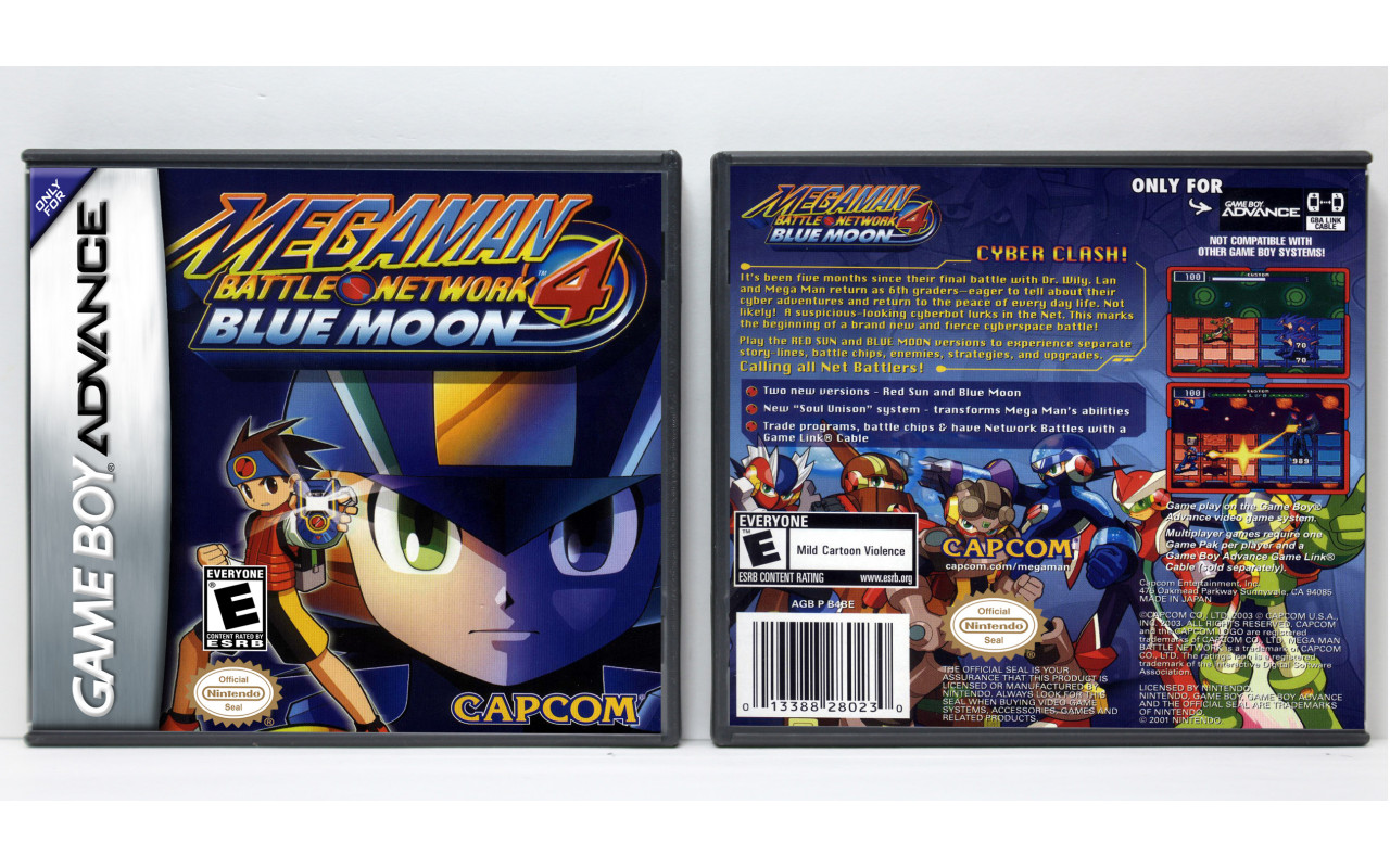 Gaming Relics - Game Boy Advance - Mega Man Battle Network 4: Blue Moon