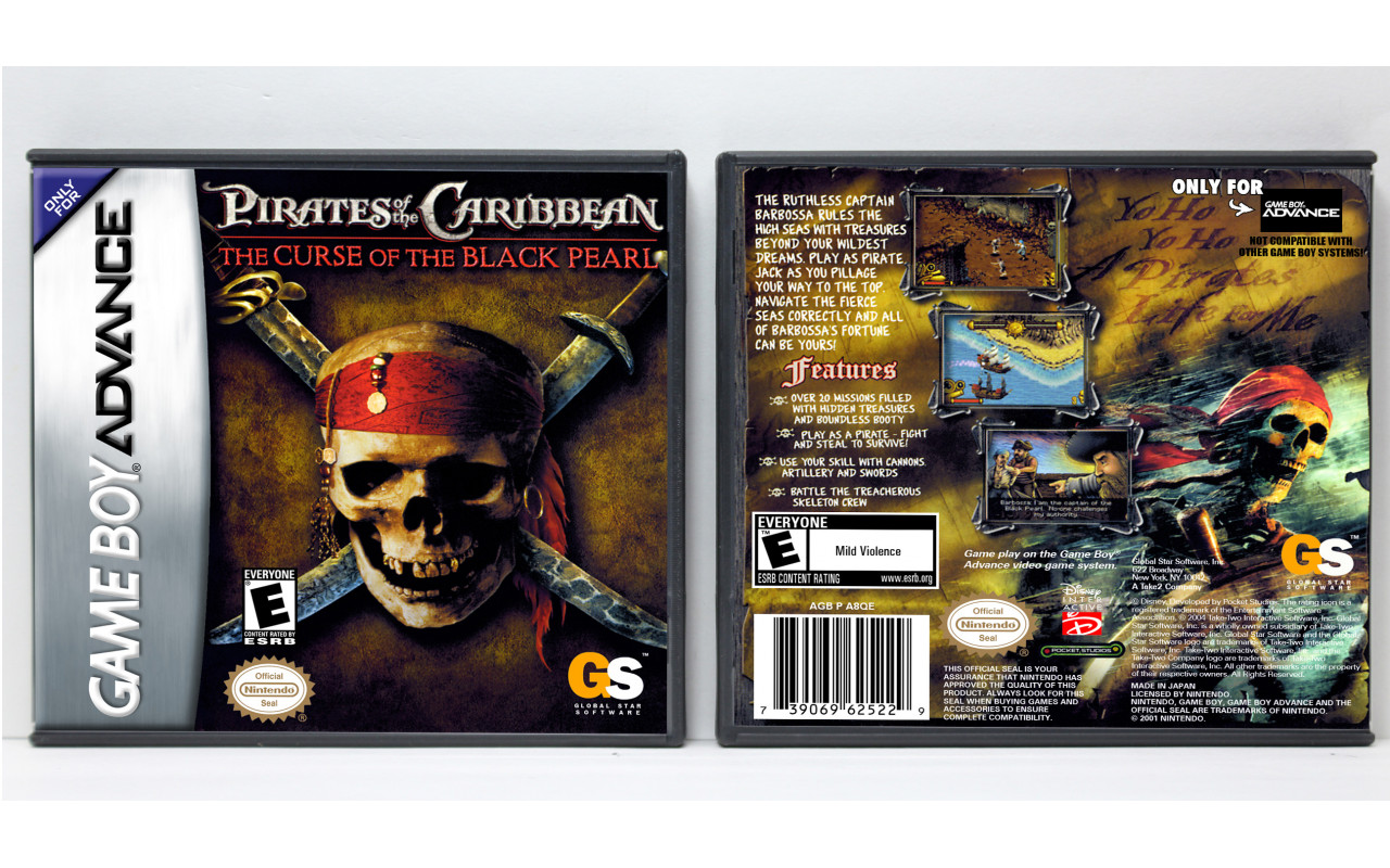 Gaming Relics - Game Boy Advance - Pirates of the Caribbean: Curse of the  Black Pearl