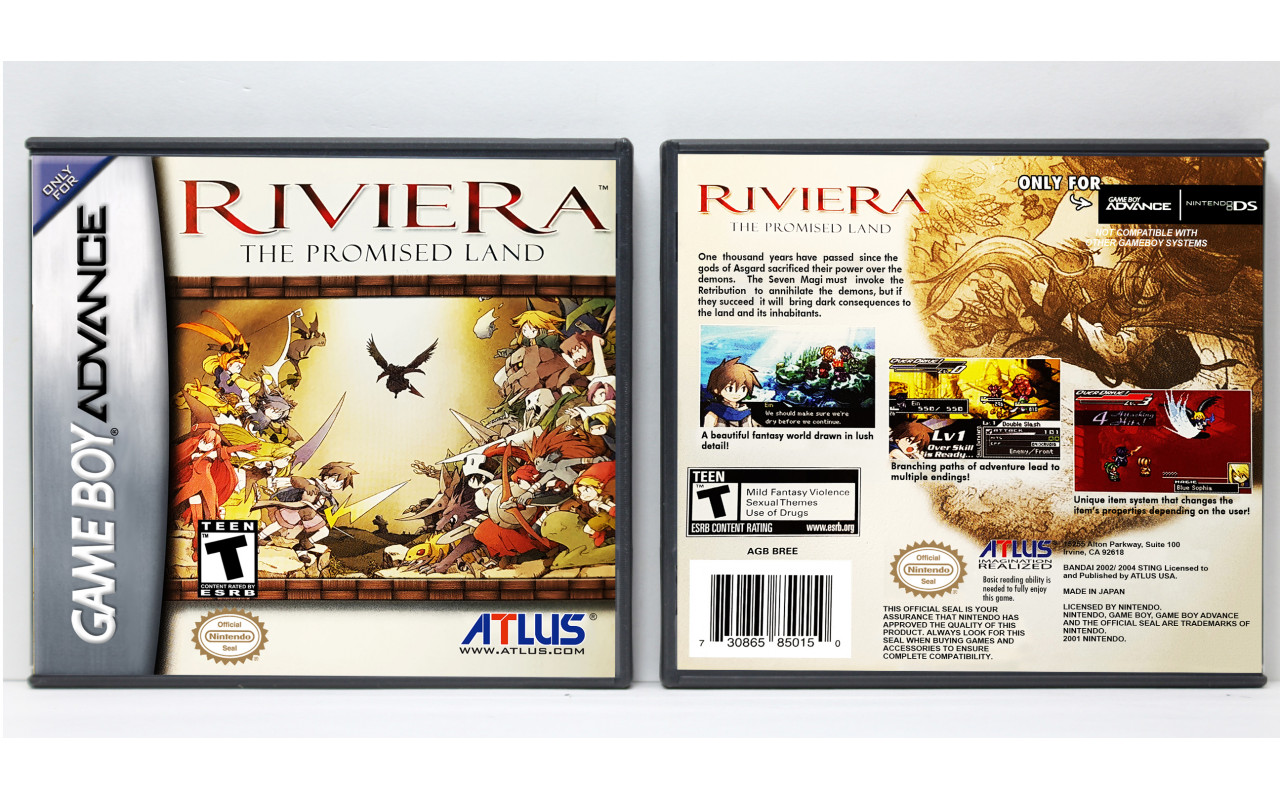 Gaming Relics - Game Boy Advance - Riviera: The Promised Land