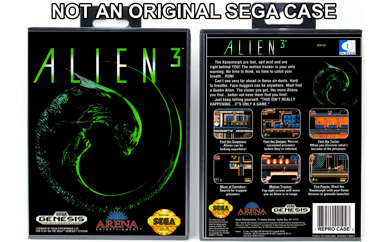 Gaming Relics - Sega Genesis - Alien 3