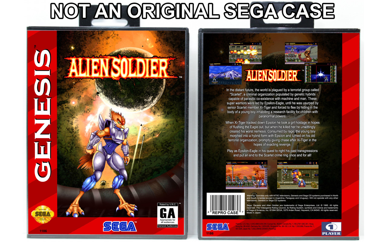 Gaming Relics - Sega Genesis - Alien Soldier