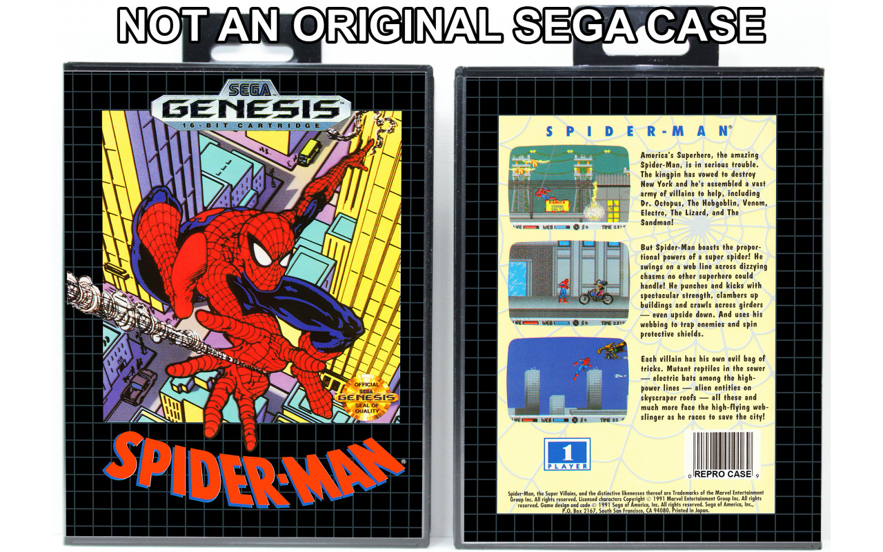 Gaming Relics - Sega Genesis - Amazing Spider-Man vs the Kingpin