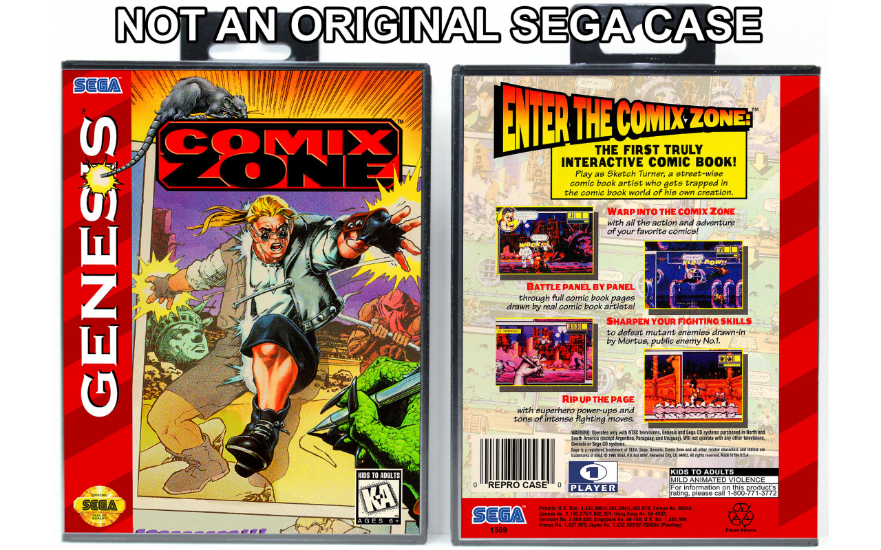 Gaming Relics - Sega Genesis - Comix Zone