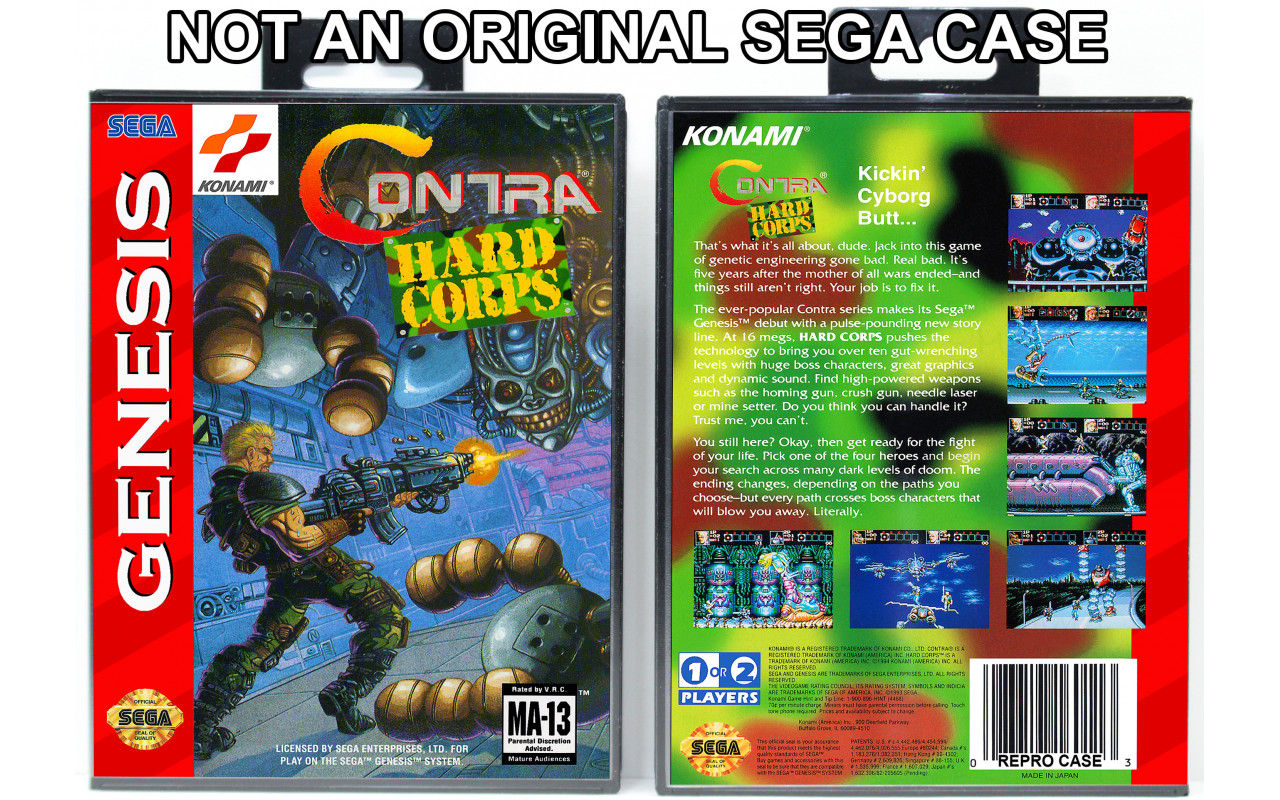 Gaming Relics - Sega Genesis - Contra: Hard Corps