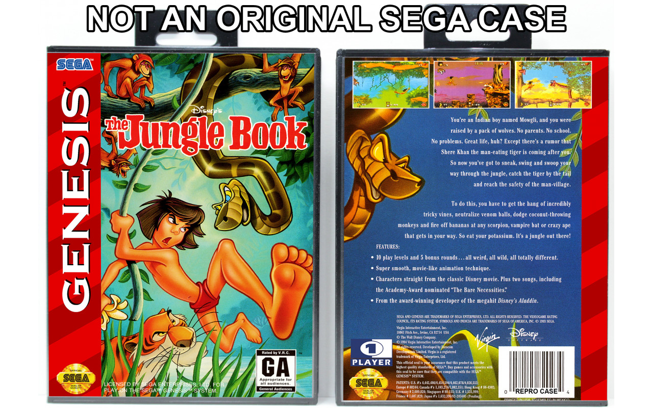 Gaming Relics - Sega Genesis - Jungle Book, The