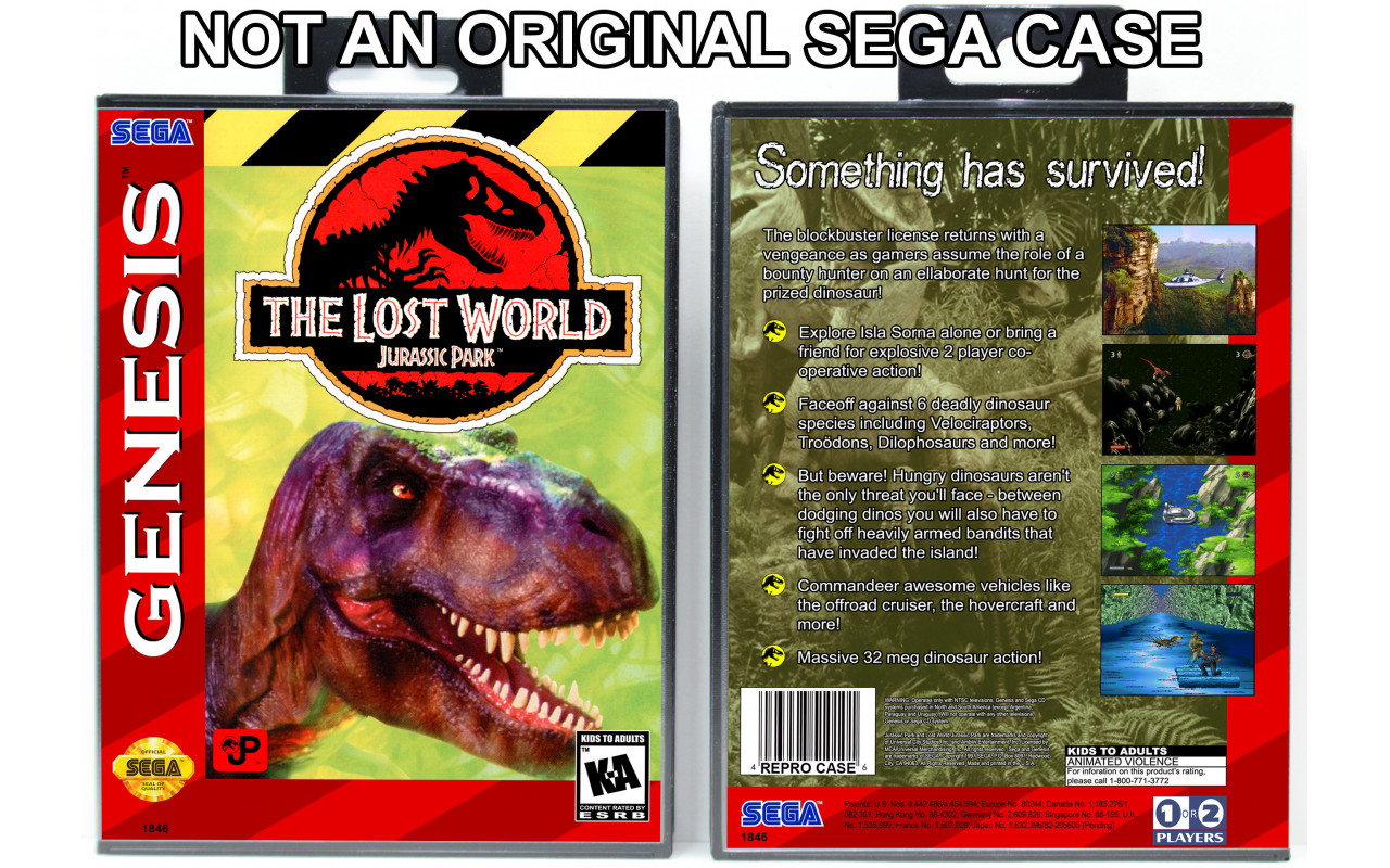 Gaming Relics - Sega Genesis - The Lost World: Jurassic Park