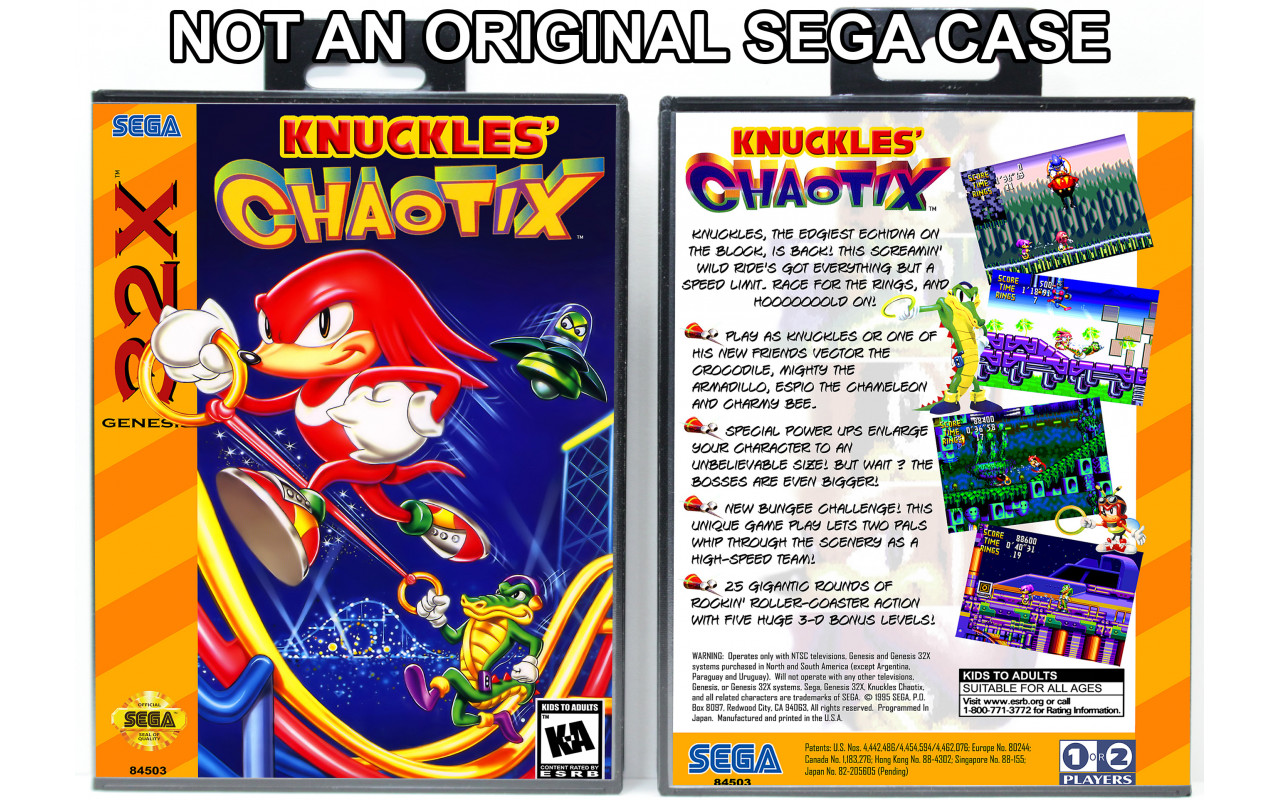  Information about Knuckles Chaotix and the