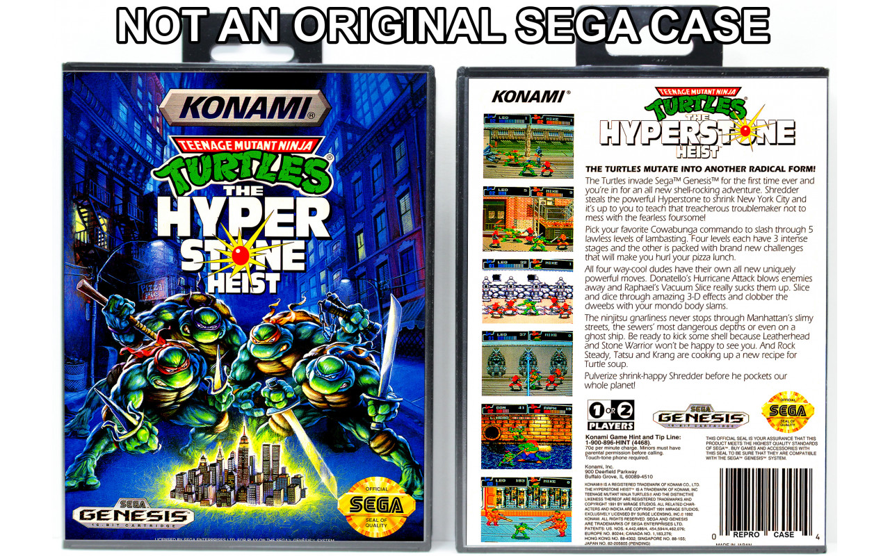 Gaming Relics - Sega Genesis - Teenage Mutant Ninja Turtles: Hyper Stone  Heist