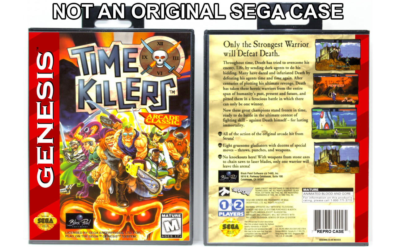 Gaming Relics - Sega Genesis - Time Killers