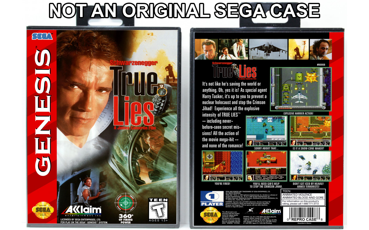 Gaming Relics - Sega Genesis - True Lies