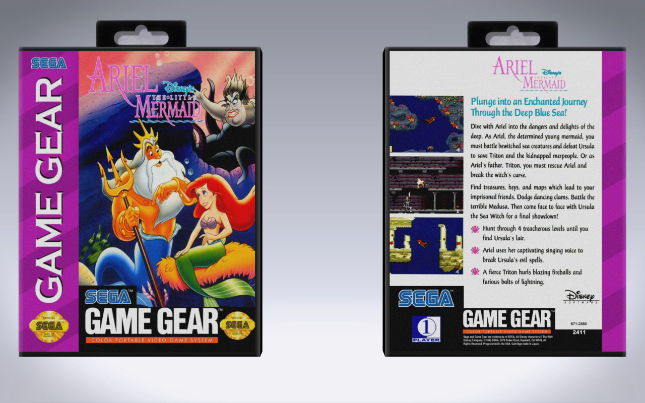 Gaming Relics - Game Gear - Ariel: The Little Mermaid