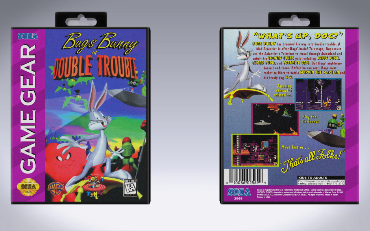 Gaming Relics - Game Gear - Bugs Bunny in Double Trouble