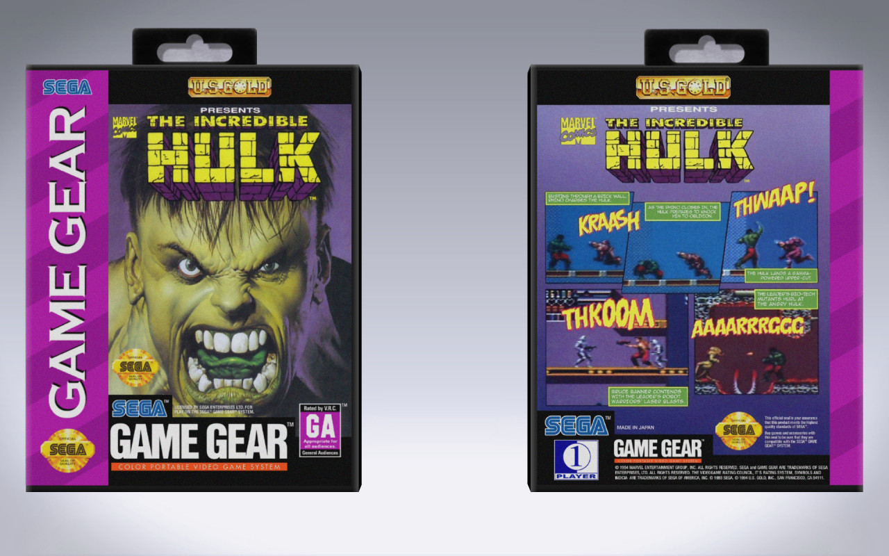 Gaming Relics - Game Gear - Incredible Hulk, The