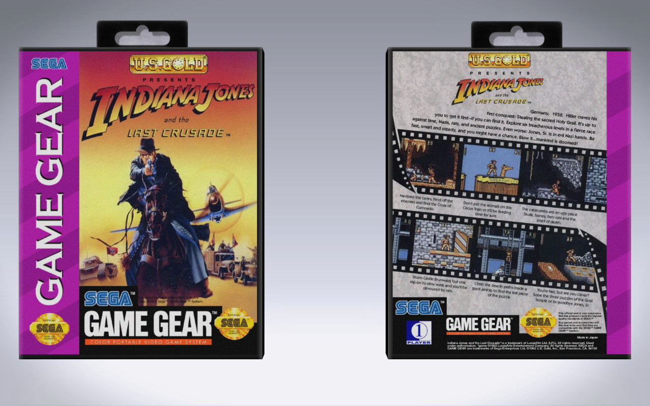 Gaming Relics - Game Gear - Indiana Jones and the Last Crusade