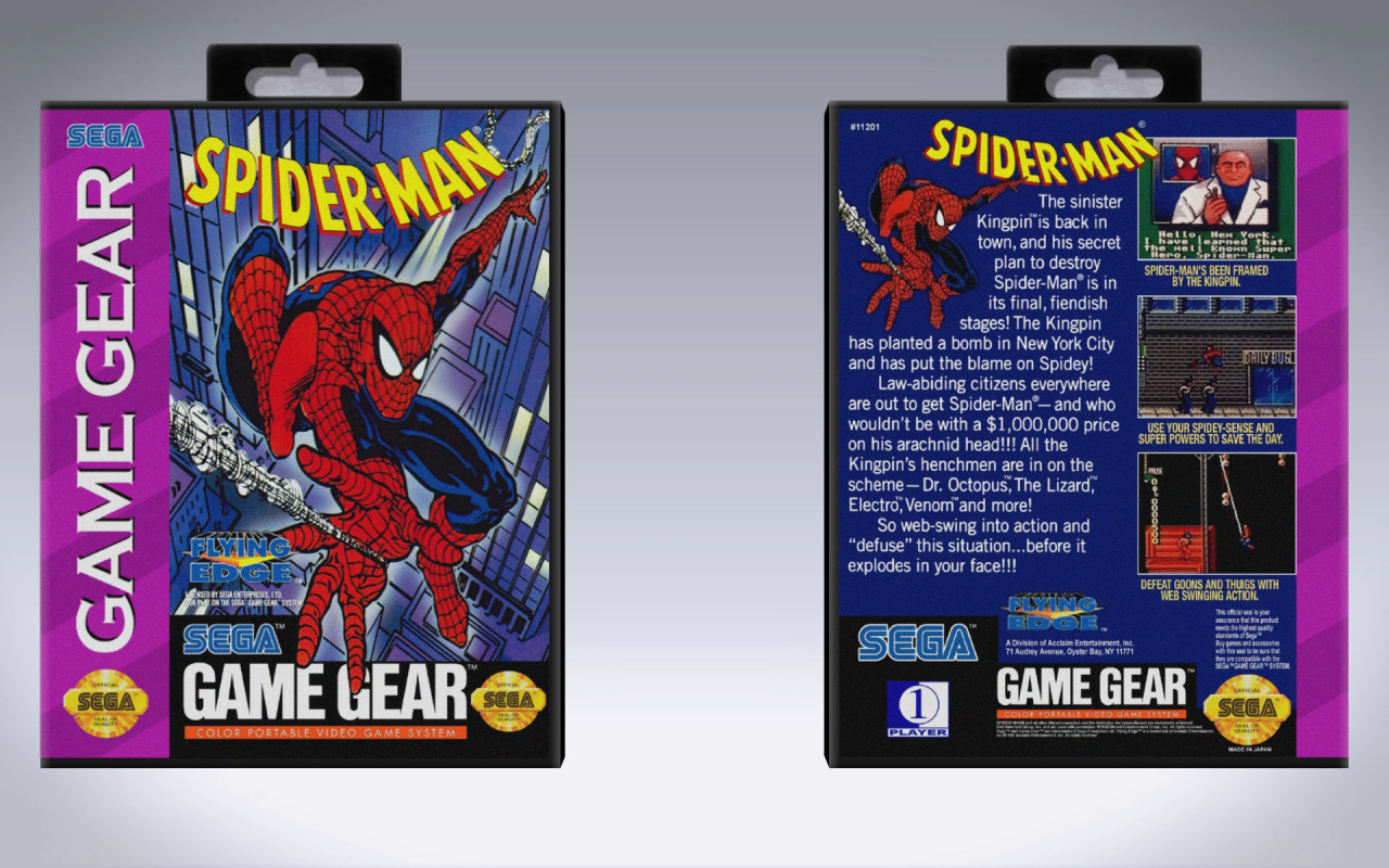 Gaming Relics - Game Gear - Spider-Man vs The Kingpin