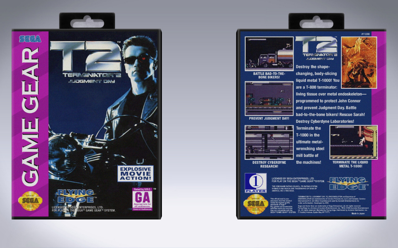 Gaming Relics - Game Gear - Terminator 2: Judgment Day