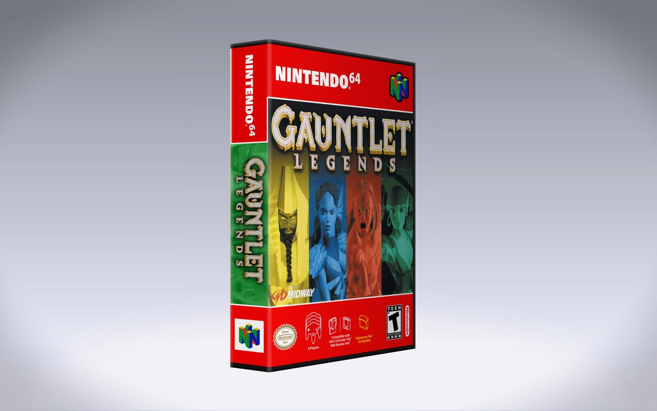 Gaming Relics - Nintendo 64 - Vertical Style - Gauntlet Legends