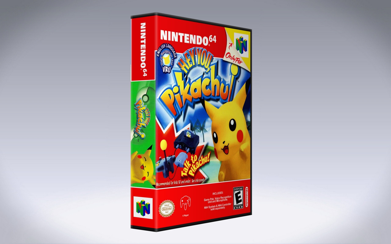 Gaming Relics - Nintendo 64 - Vertical Style - Hey You, Pikachu!