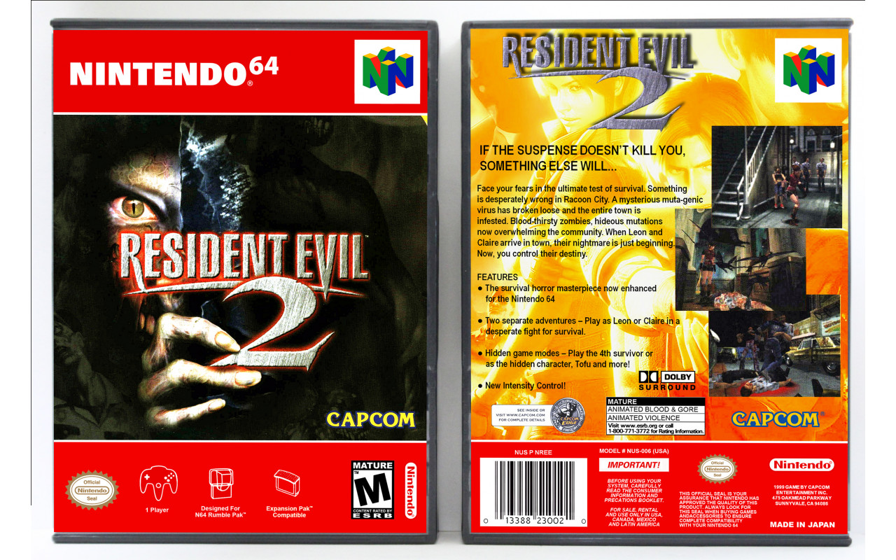 Gaming Relics - Nintendo 64 - Resident Evil 2