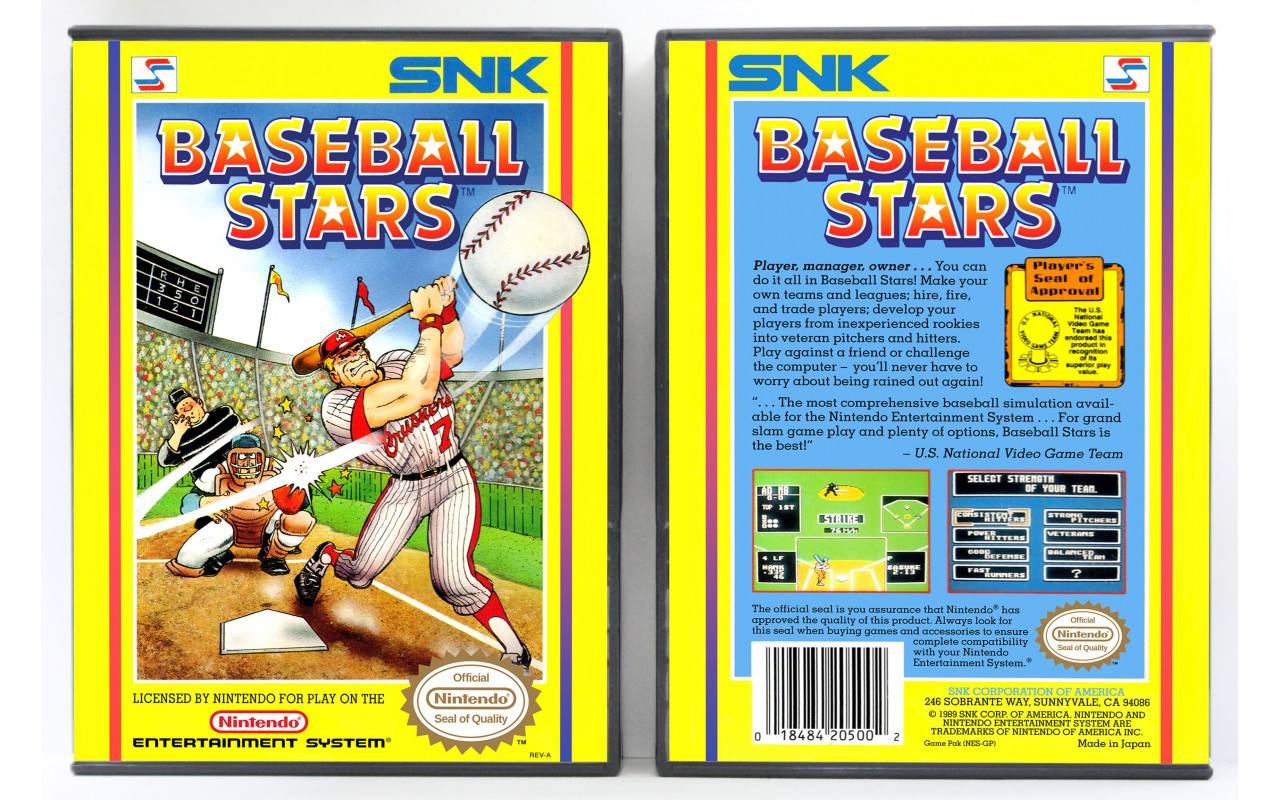 Gaming Relics - Nintendo NES - Baseball Stars