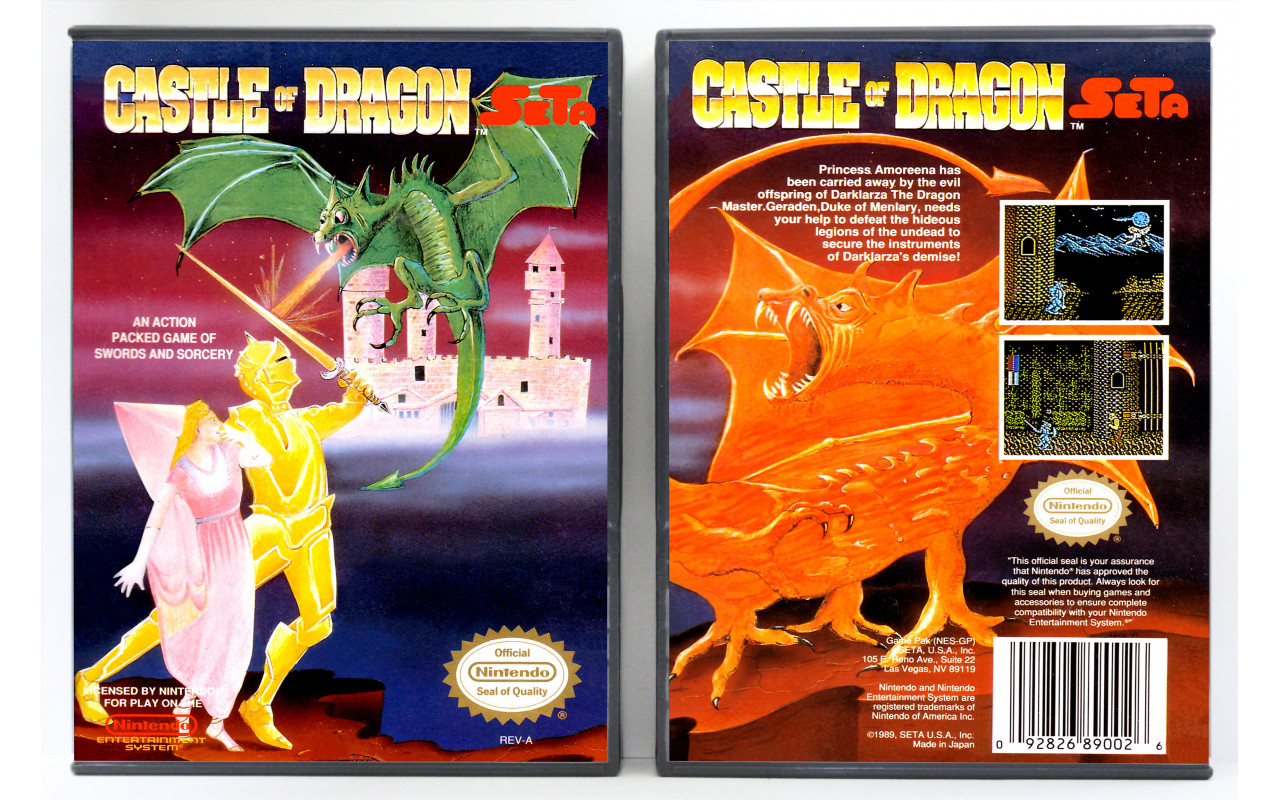 Gaming Relics - Nintendo NES - Castle of Dragon