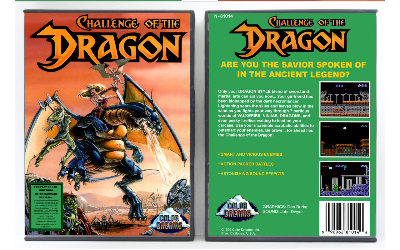 Gaming Relics - Nintendo NES - Challenge of the Dragon