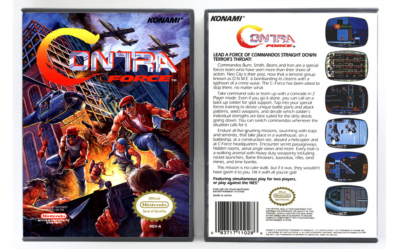 Gaming Relics - Nintendo NES - Contra Force