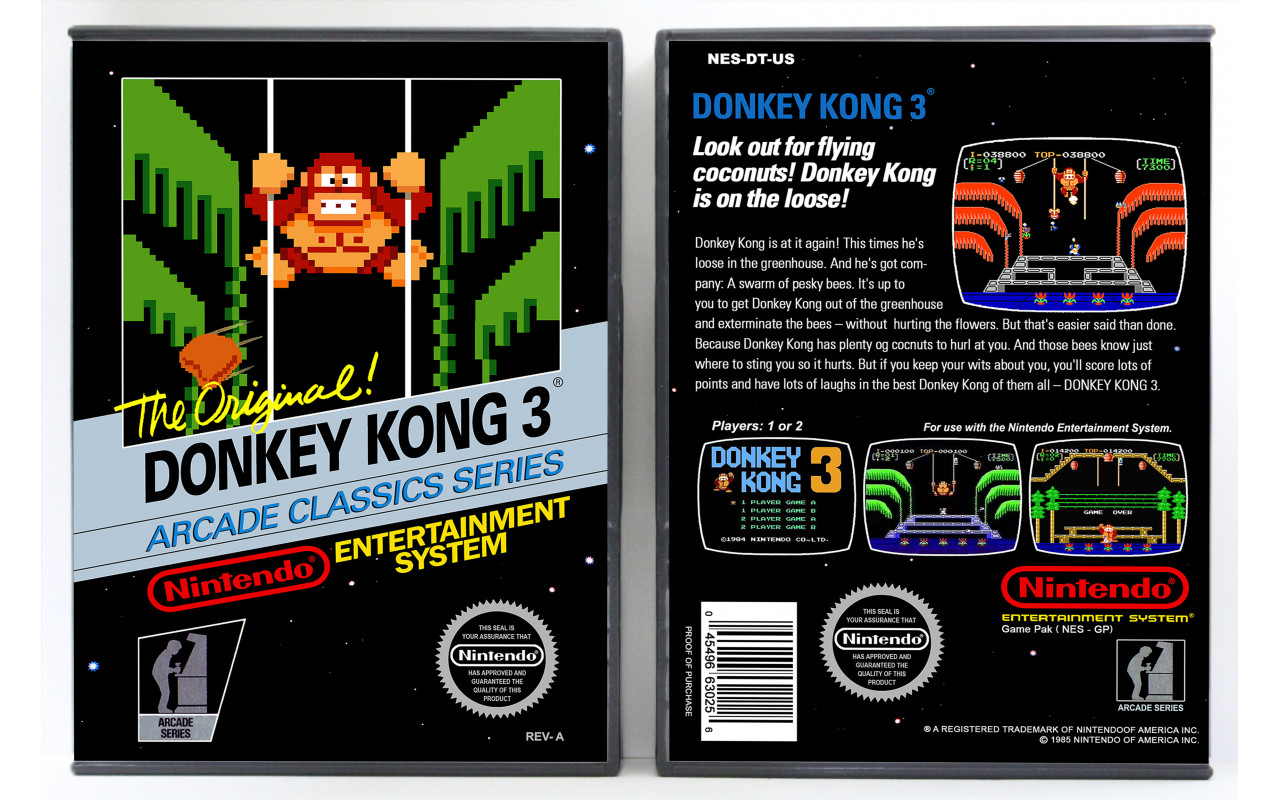 Gaming Relics - Nintendo NES - Donkey Kong 3