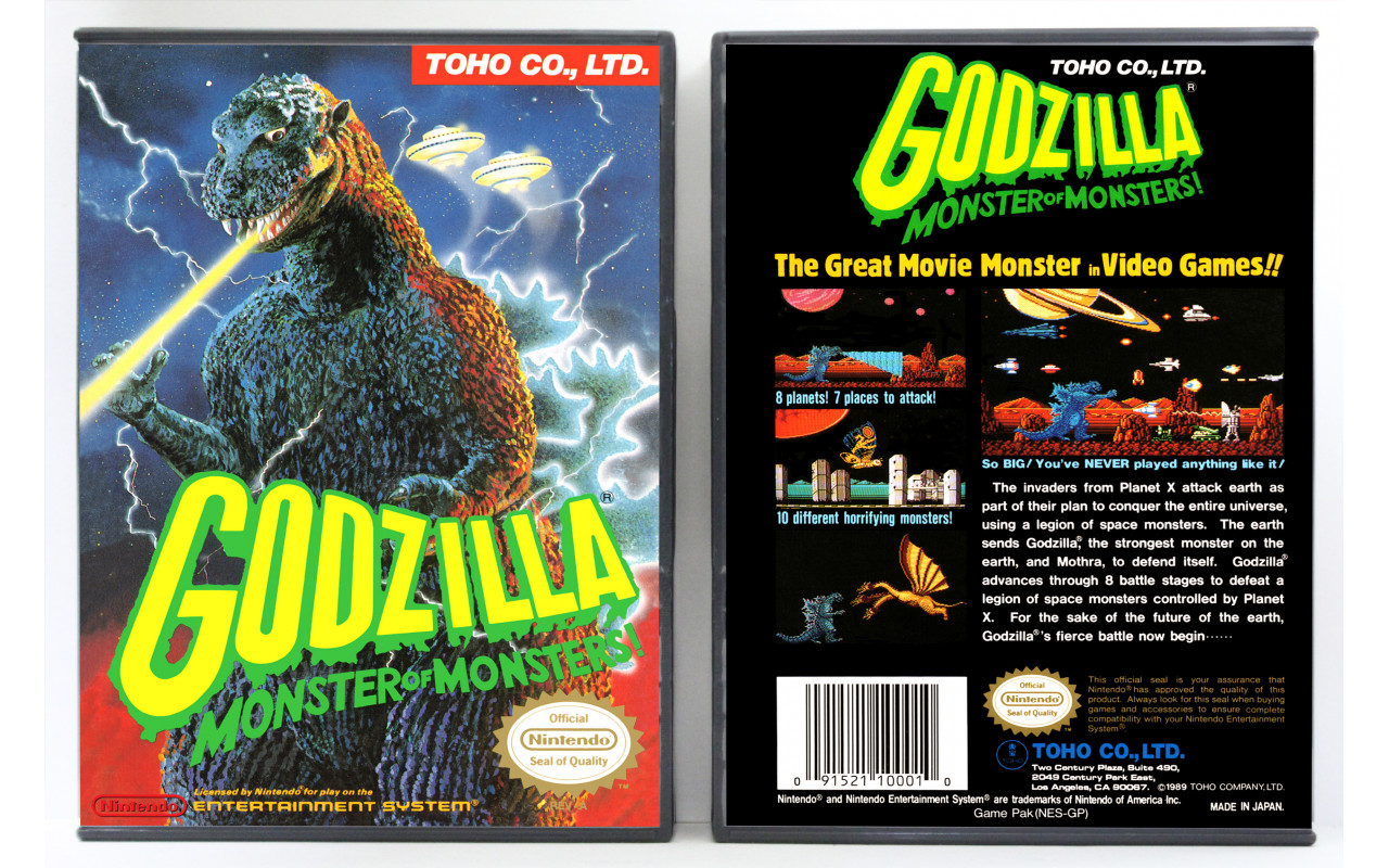 Gaming Relics - Nintendo NES - Godzilla: Monster of Monsters!