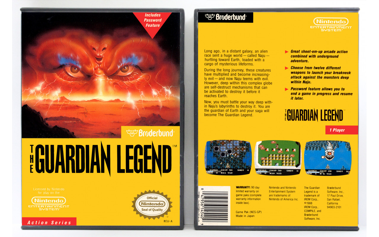 Gaming Relics - Nintendo NES - Guardian Legend, The