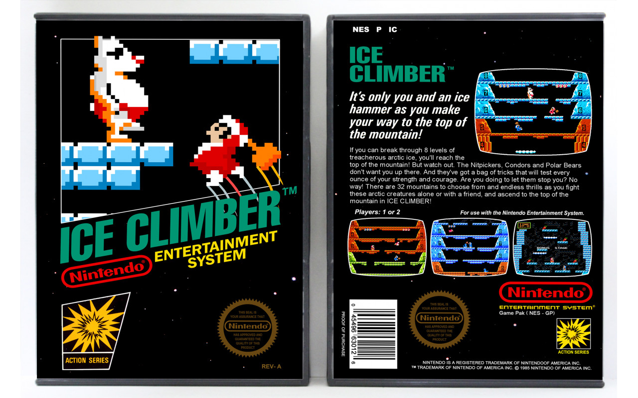 Gaming Relics - Nintendo NES - Ice Climber