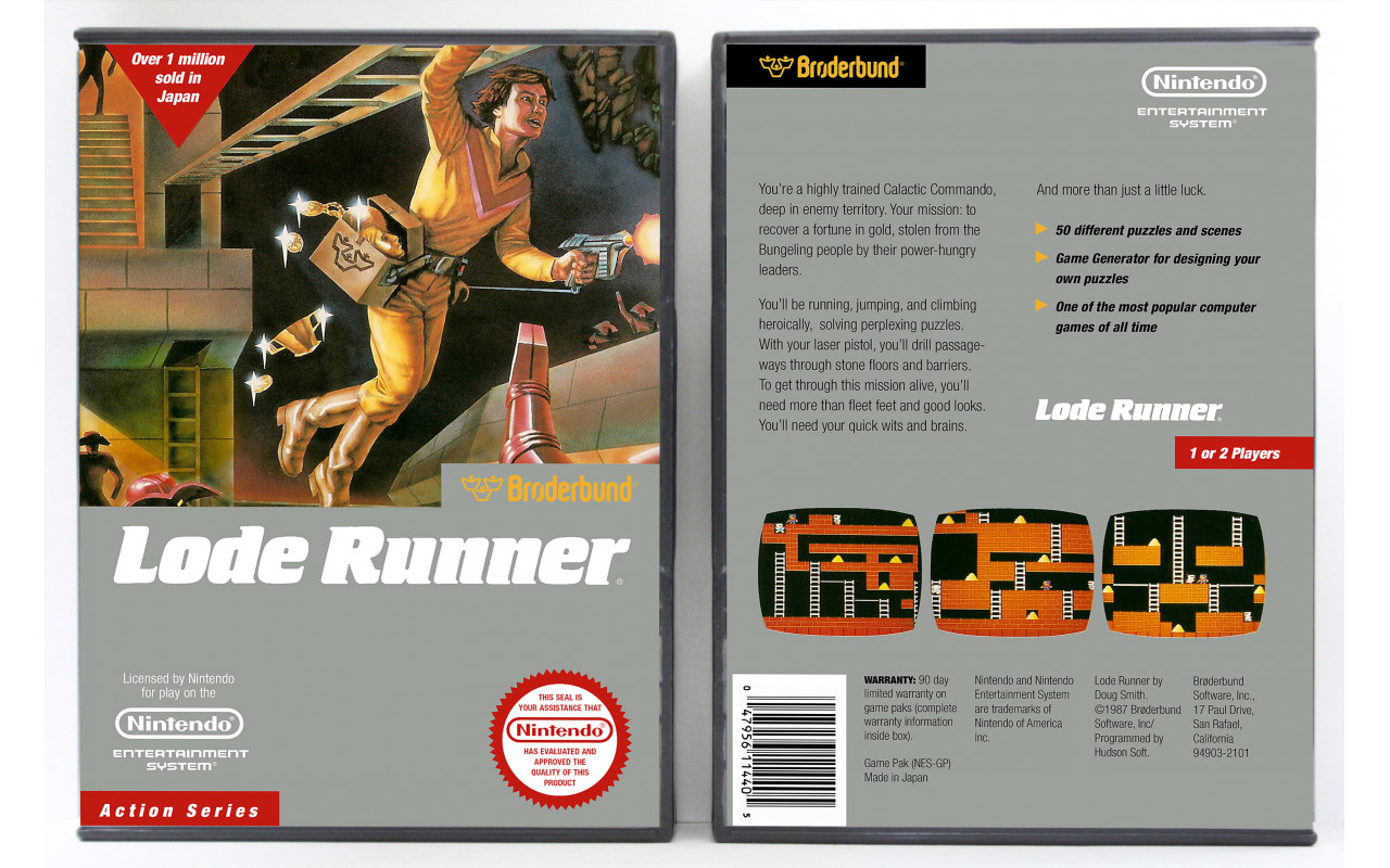 Gaming Relics - Nintendo NES - Lode Runner