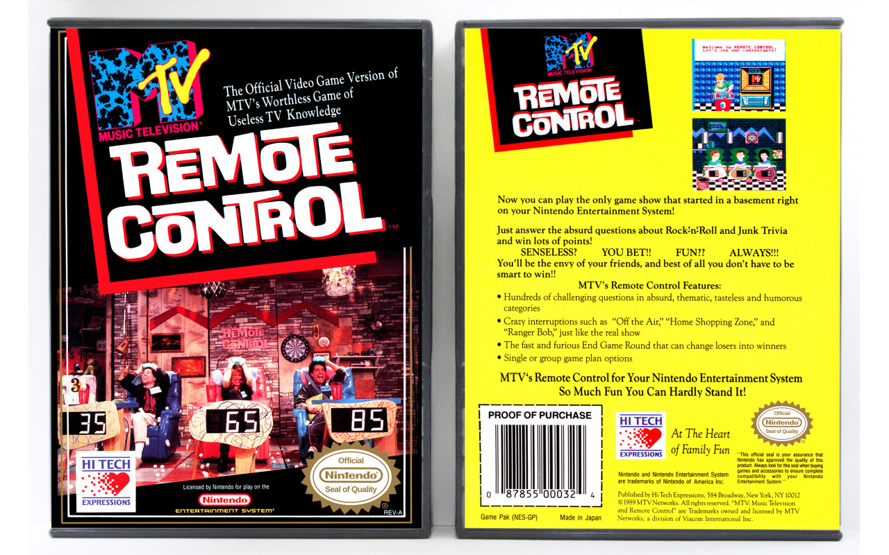 Gaming Relics - MTV Remote Control