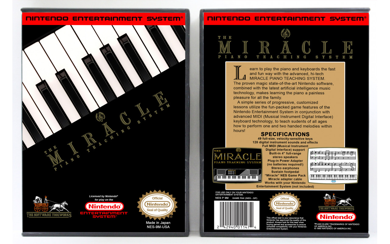 The Miracle Piano Teaching System - Conversion Kit - VGDB - Vídeo Game Data  Base