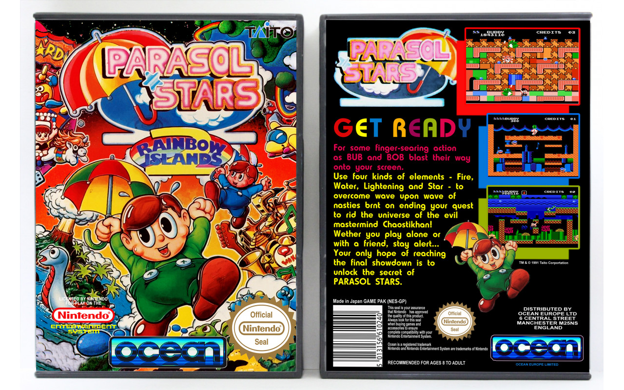 Gaming Relics - Nintendo NES - Parasol Stars: Rainbow Islands 2