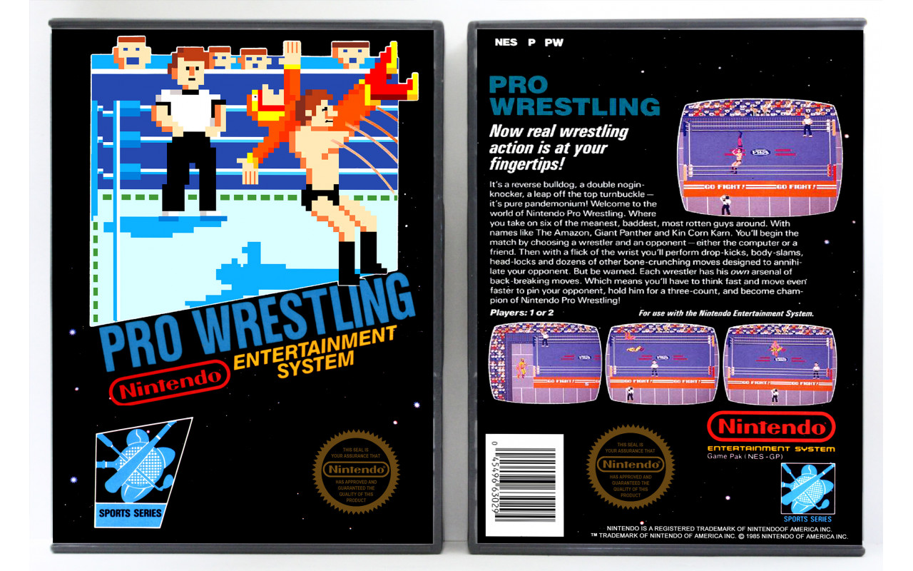 Gaming Relics - Nintendo NES - Pro Wrestling