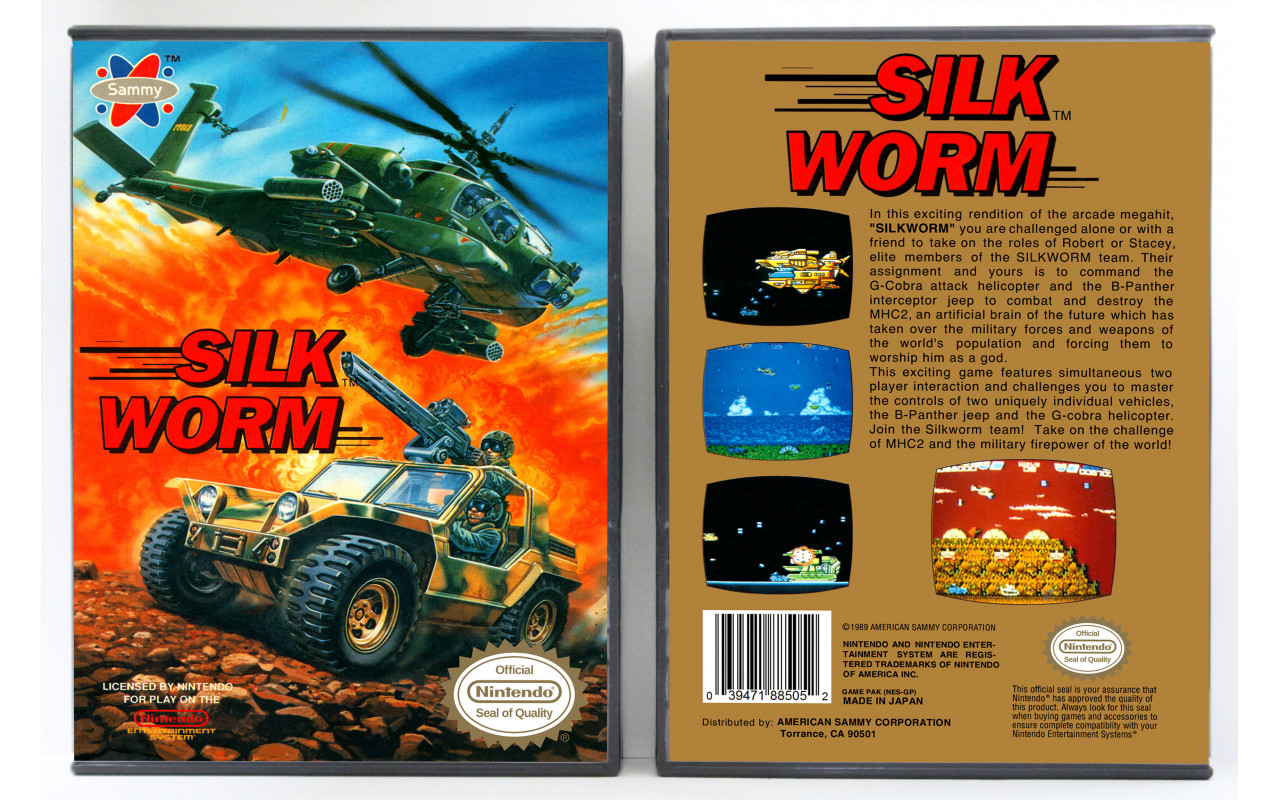 Jogo Silk Worm Nes