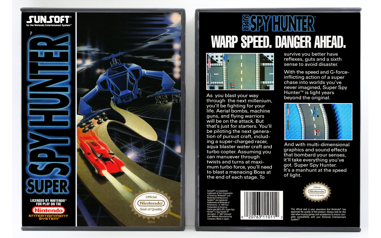 Gaming Relics - Nintendo NES - Super Spy Hunter