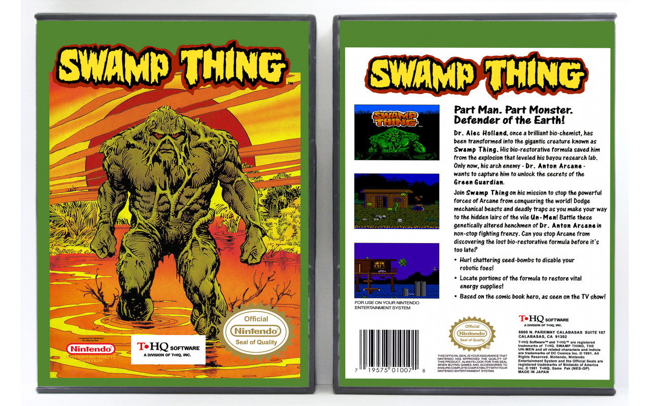 Gaming Relics - Nintendo NES - Swamp Thing