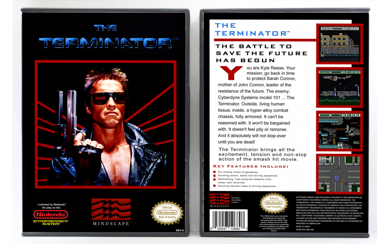 Gaming Relics - Nintendo NES - Terminator, The