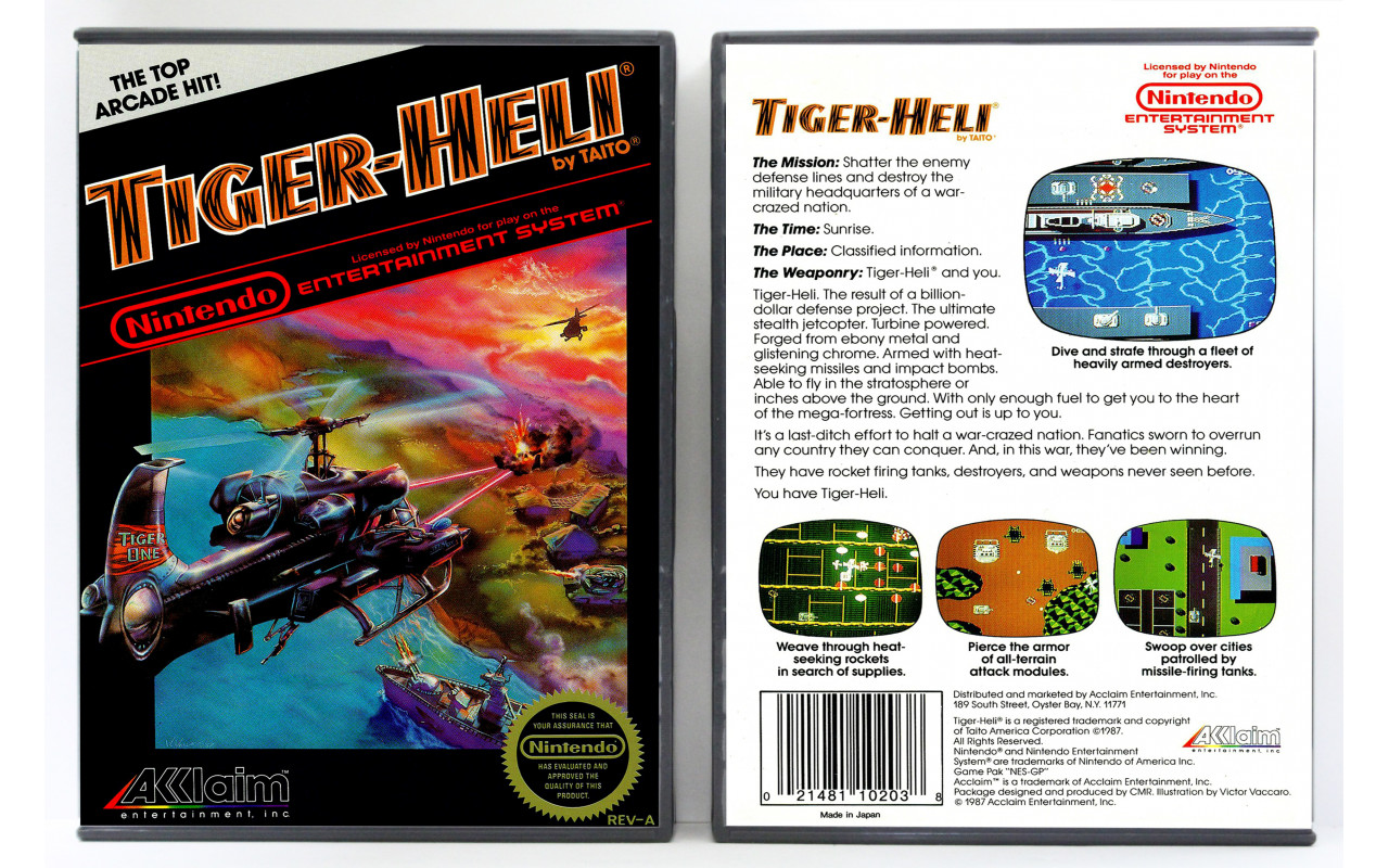 Gaming Relics - Nintendo Nes - Tiger-heli