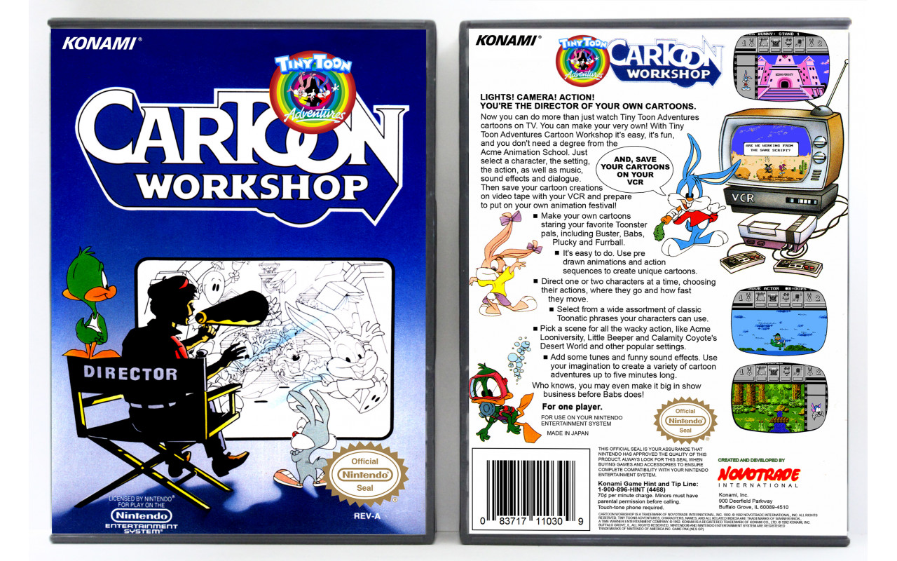 Gaming Relics - Nintendo NES - Tiny Toon Adventures: Cartoon Workshop