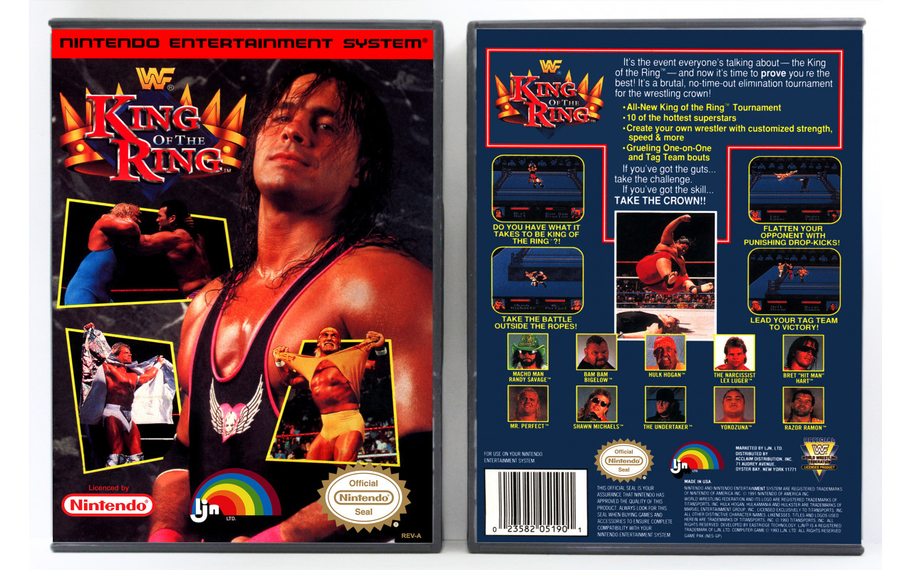 Gaming Relics - Nintendo NES - WWF: King of the Ring