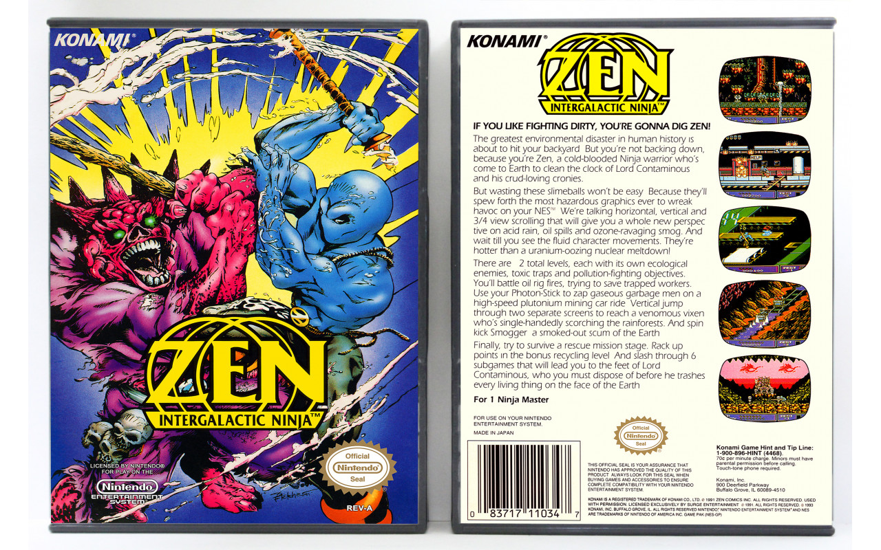 Gaming Relics - Nintendo NES - Zen: Intergalactic Ninja