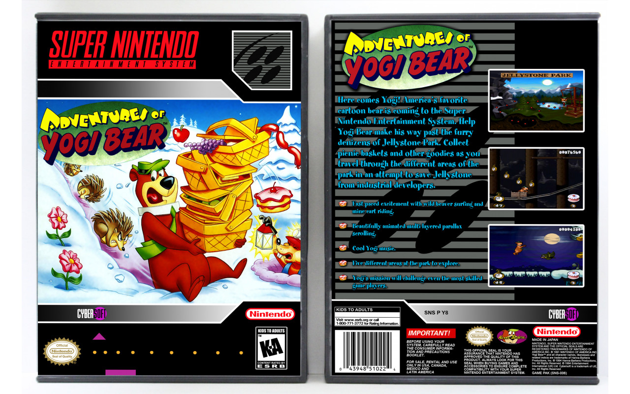 yogi bear snes